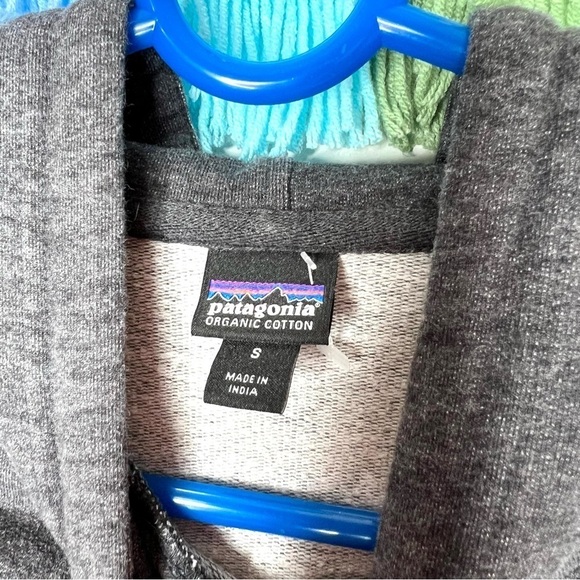 Patagonia Gray W's Live Simply Summit Stones Midweight Hooded Sweatshirt Small - Picture 7 of 12
